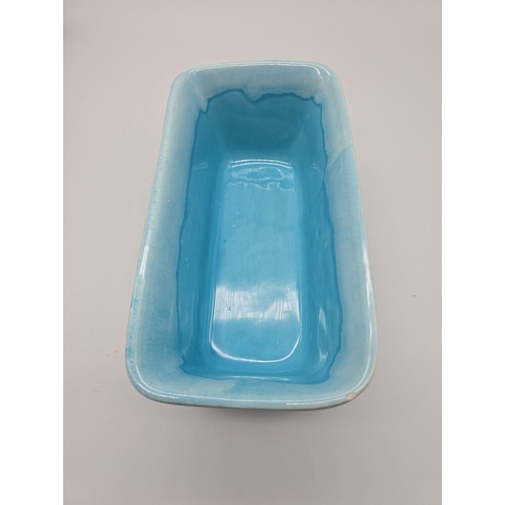 Vintage Judy of California Blue Drip Rectangular Planter - Picture 11 of 11